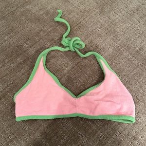 FRANKIES BIKINIS HALTER TOP WORN ONCE SIZE L